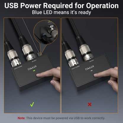 XLR Push-to-Talk Mute Switch for Dynamic and Condenser Mics