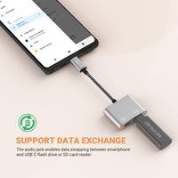 USB C to Dual USB C Splitter-SILVER