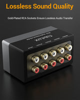 Cubilux AS-R4 4-Way Bidirectional RCA Switch