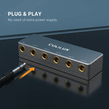 6.35mm 5 Ways Audio Splitter-GRAY