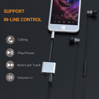 3.5mm Headphone Splitter-Silver