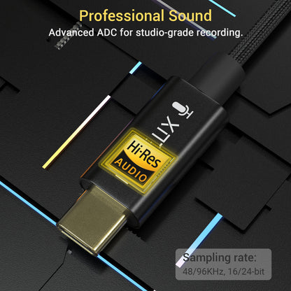 XLR Microphone to USB C Cable,6.6 FT