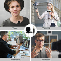 Unidirectional Lavalier Condenser Microphone