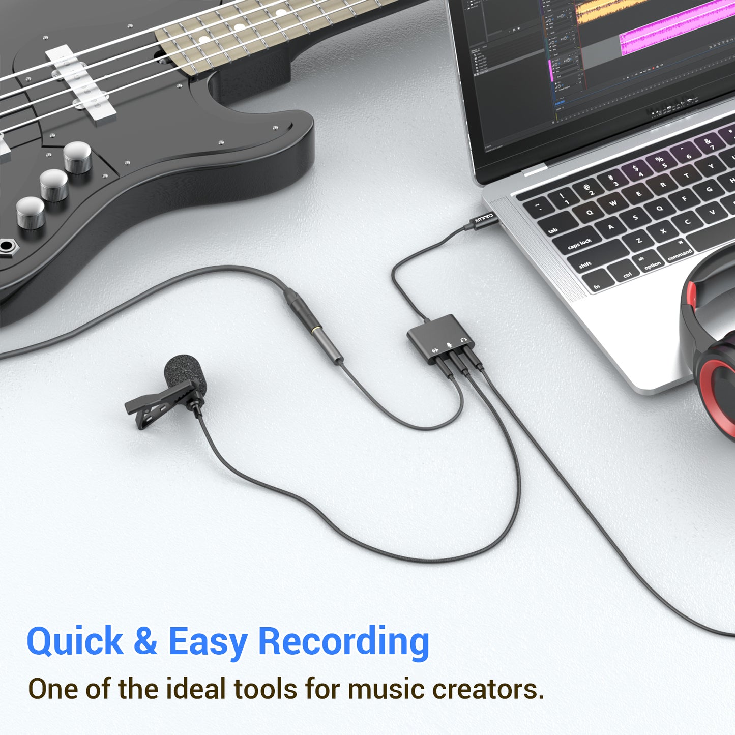 USB C to 3.5mm Adapter for Live Streaming