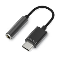 Hi-Res USB C Headphone Adapter-BLACK