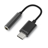 Hi-Res USB C Headphone Adapter-BLACK