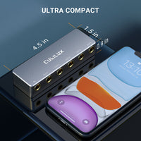 6.35mm 5 Ways Audio Splitter-GRAY