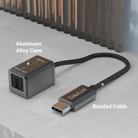 USB C to S/PDIF Optical Audio Converter