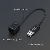 USB A to S/PDIF Optical Audio Converter,Black