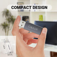 USB to 3.5mm External Sound Card, Gray
