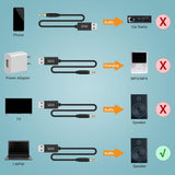 USB A to 3.5mm Male Audio Cable