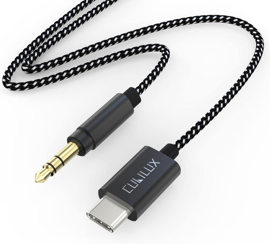USB C Audio Cable-Black,6 FT