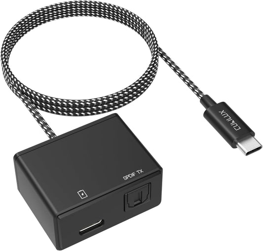USB C to SPDIF Charging Adapter