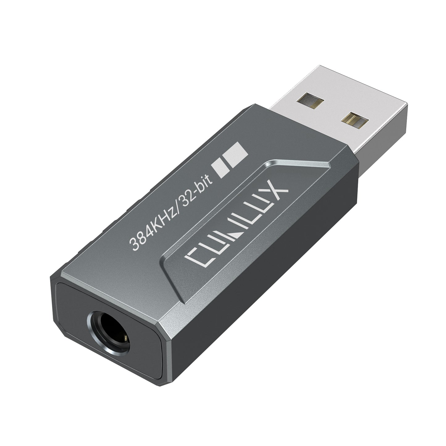 USB to 3.5mm Audio Adapter, Hi-Res 384KHz/32-bit USB A DAC Dongle