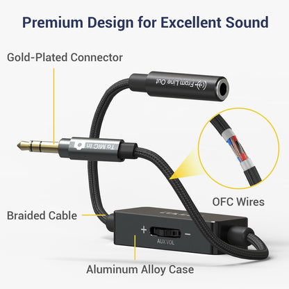 3.5mm Line to Microphone Attenuator