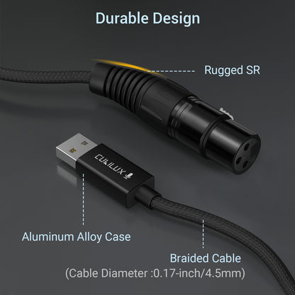 XLR Microphone to USB Cable