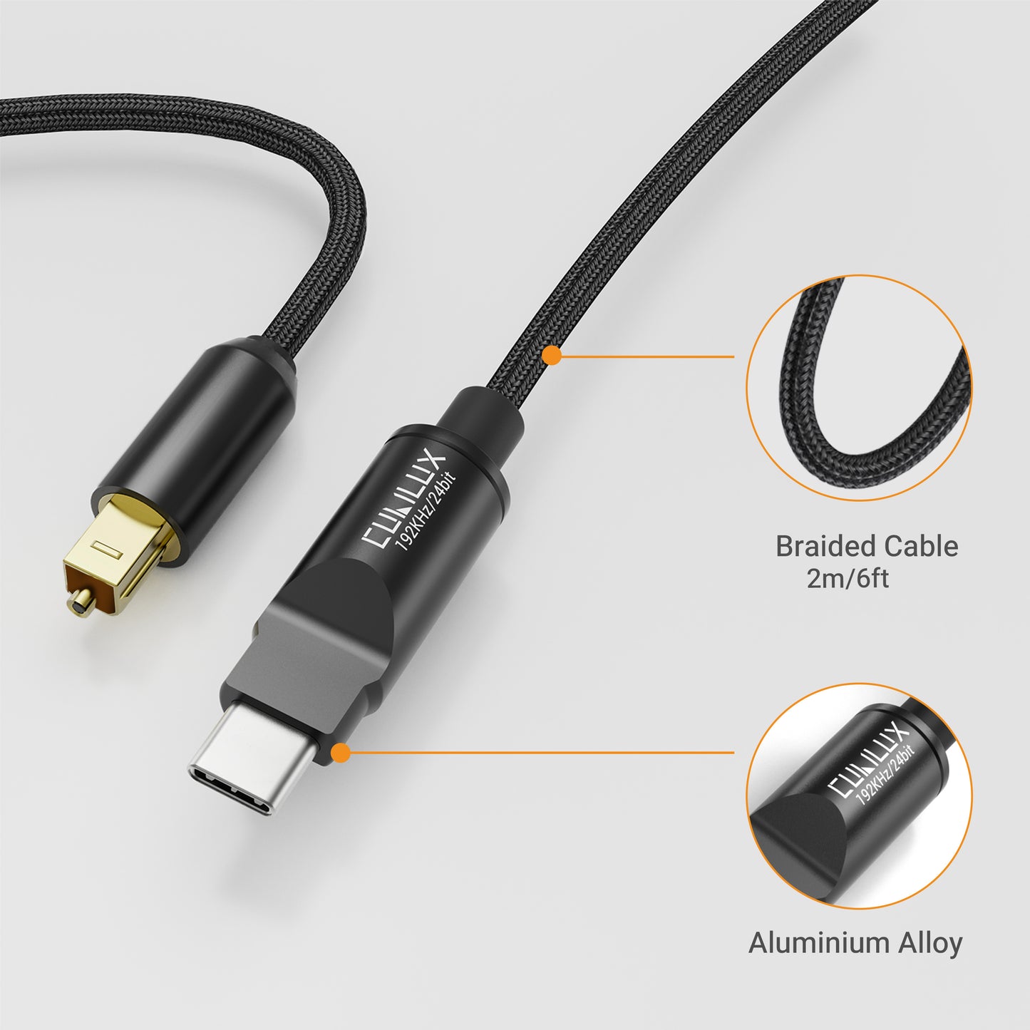 USB C to TOSLINK Optical Audio Cable