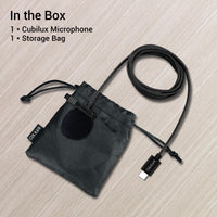 Cubilux Unidirectional USB C Lavalier Microphone- 9mm