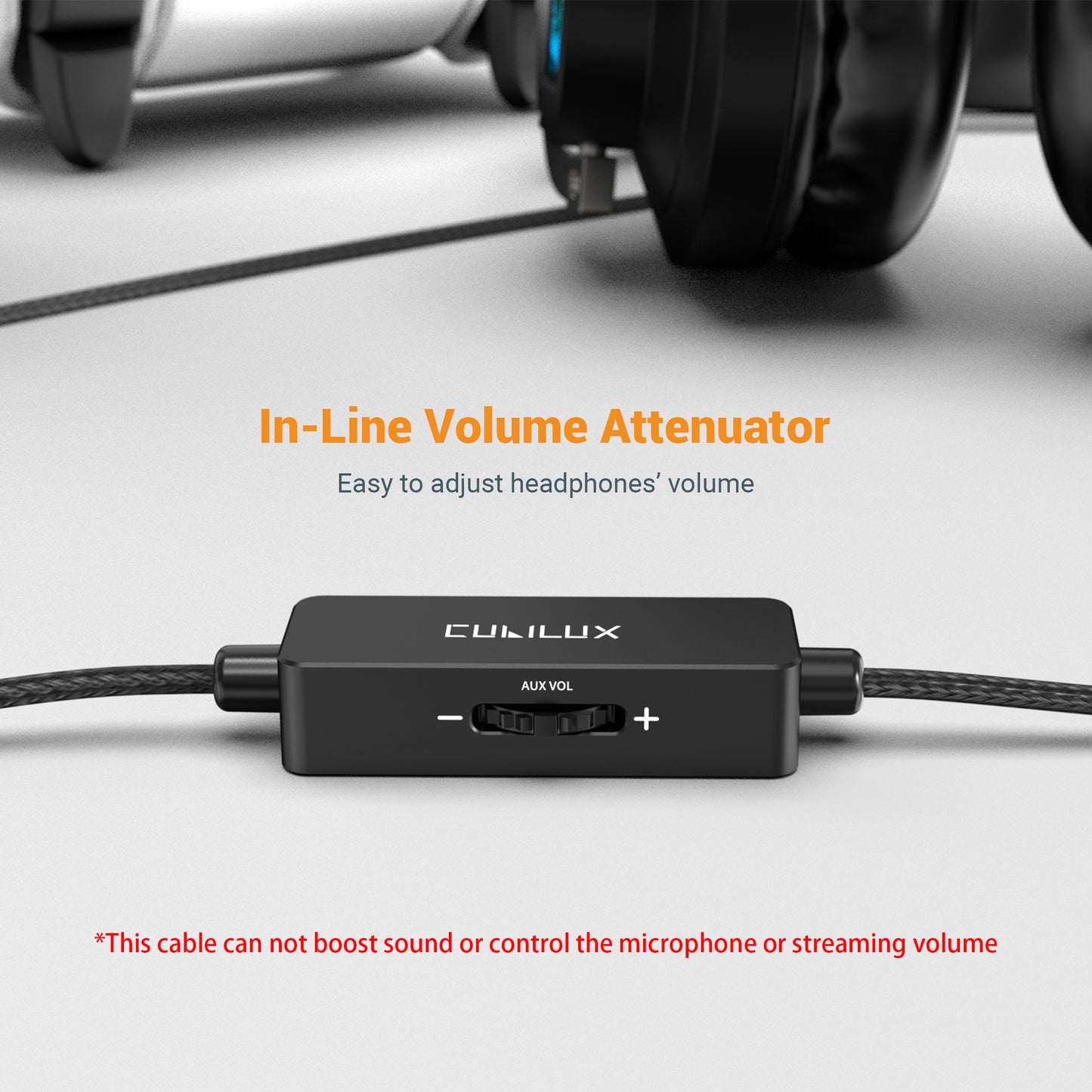 Chat Link Pro Cable with Volume Control