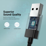 USB A to 3.5mm Male Audio Cable