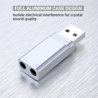 USB A Audio&MIC Splitter