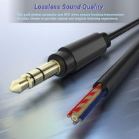 USB C Audio Cable, Black 4FT