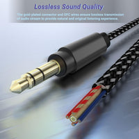 USB C Audio Cable, Black 6FT