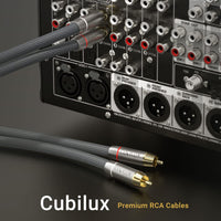 Cubilux Dual RCA Male to Male AUX Cable