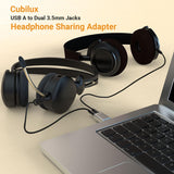USB A Audio Splitter