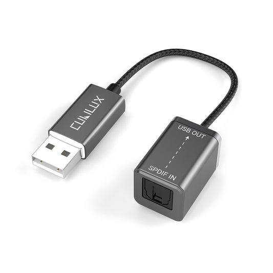 USB A SPDIF Input Adapter for PC [Stereo Recording ONLY, NOT for Playing Audio]