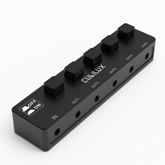 3.5mm 5-Way Audio Splitter  with On/Off Control