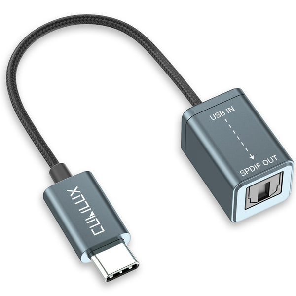 USB C SPDIF Adapter-Gray – Cubilux