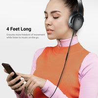 USB C to 2.5mm Headphone Cable, Black 4FT
