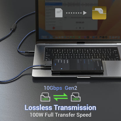 100W PD USB C Data Cable for 4K Video Output,Fast Charging,5 M