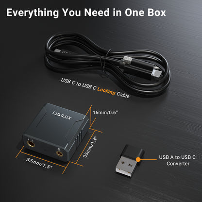 HC-4 384KHz/32-bit HiFi USB to 4.4mm Balanced Headphone Adapter