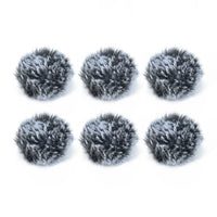 Wind Muff (Dead cat) for Lavalier Lapel Microphone 6-Pack