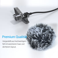 Wind Muff (Dead cat) for Lavalier Lapel Microphone 6-Pack