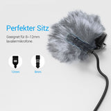 Wind Muff (Dead cat) for Lavalier Lapel Microphone 6-Pack