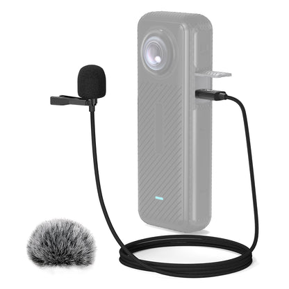 Lavalier Microphone for Insta 360 X4