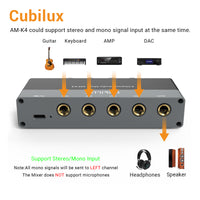 AM-K4 Mini Audio Mixer