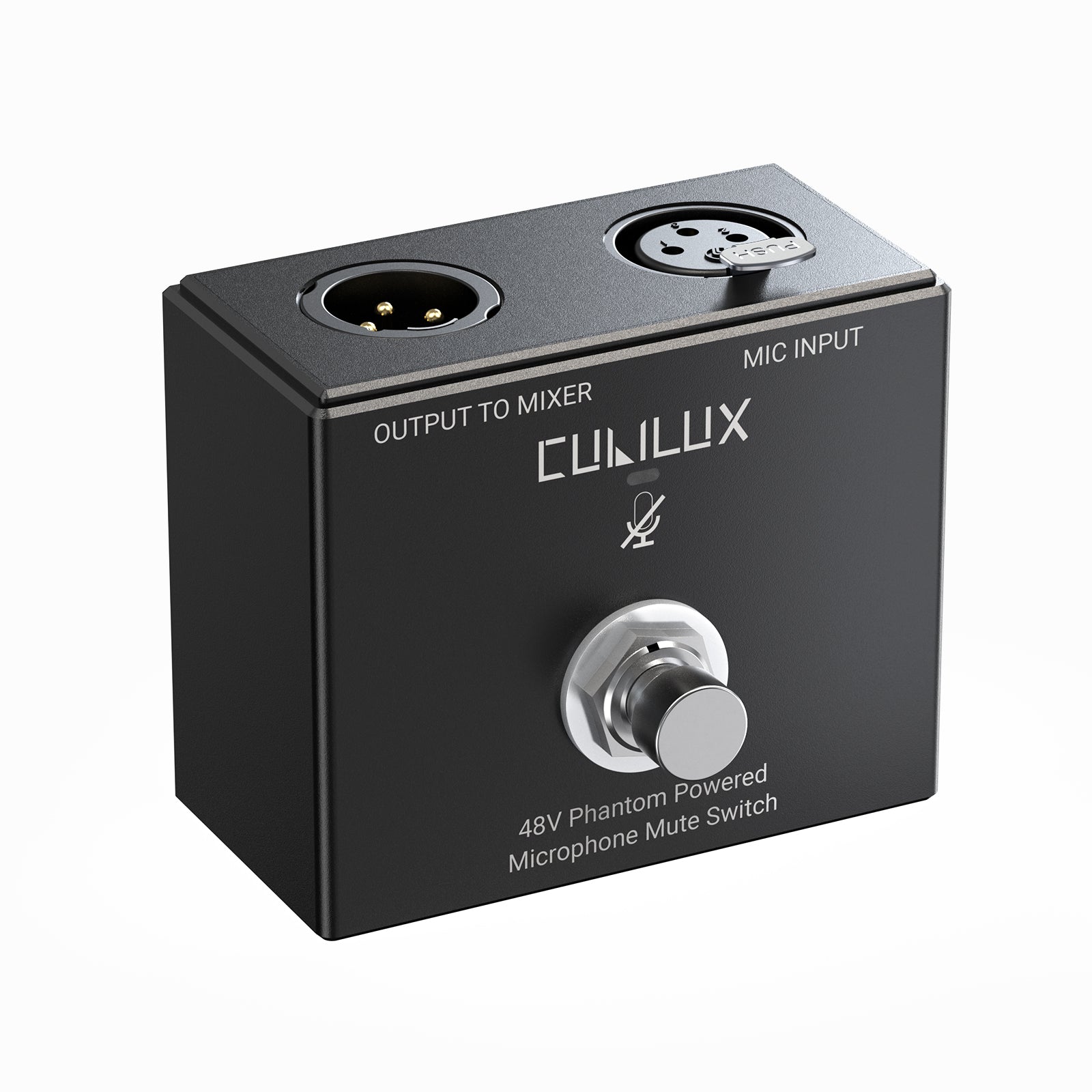 MMX-3 XLR Footswitch Mute Switch for 48V Condenser Microphone – Cubilux