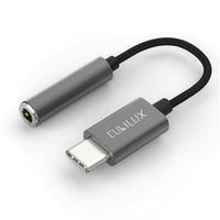 USB C Headphone Adapter with DAC-Gray