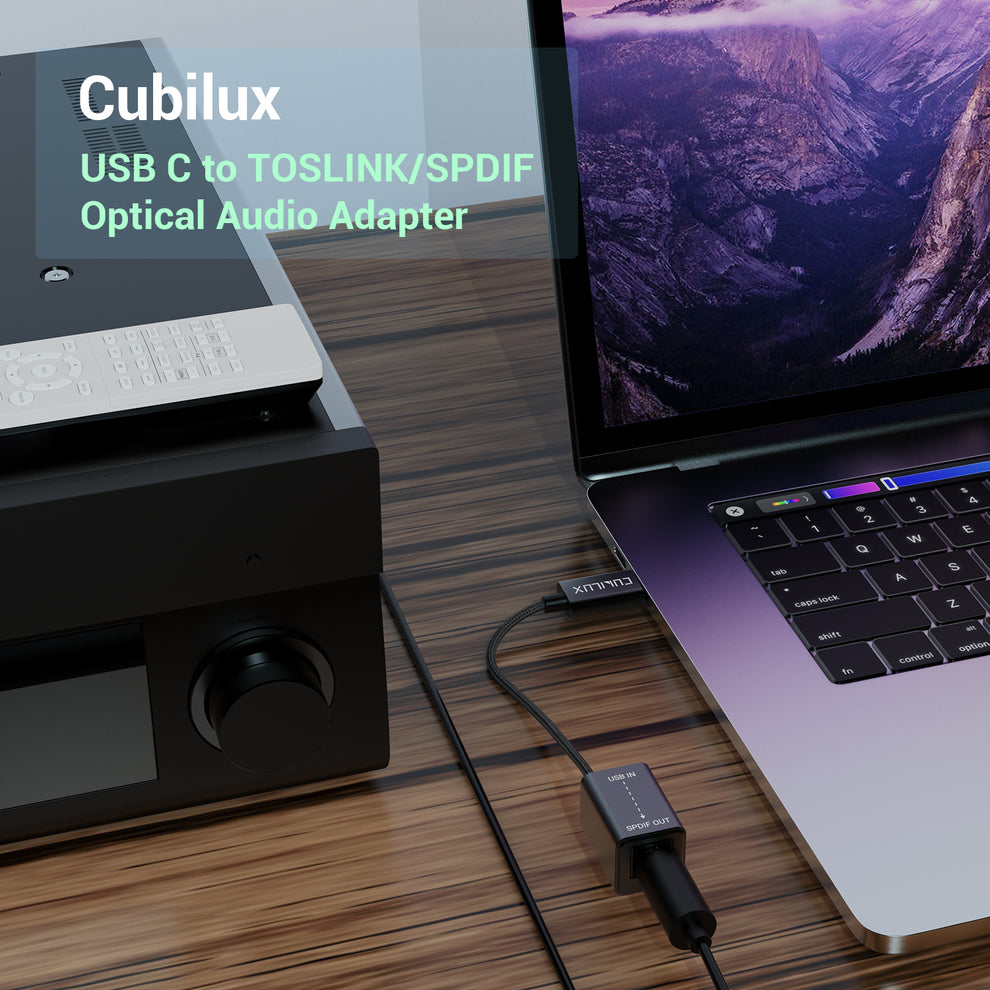 USB C to SPDIF Optical Audio Converter – Cubilux