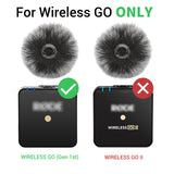 Furry Windscreen for Rode Wireless Go 4-Pack