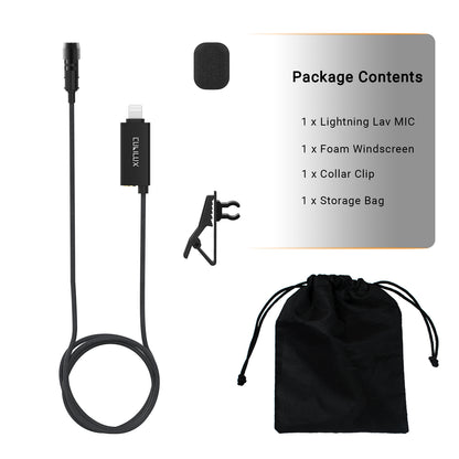 Unidirectional Lightning Lavalier Microphone,MLL-2