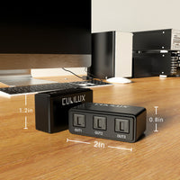 1-to-3 SPDIF/Toslink Optical Audio Splitter