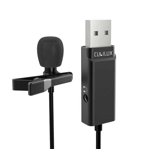 USB A Microphone with 3.5mm Headphone Jack