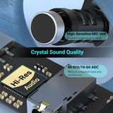USB A Microphone with 3.5mm Headphone Jack